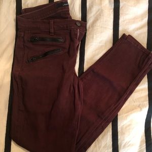 J Brand Ankle Jean with Zipper Details